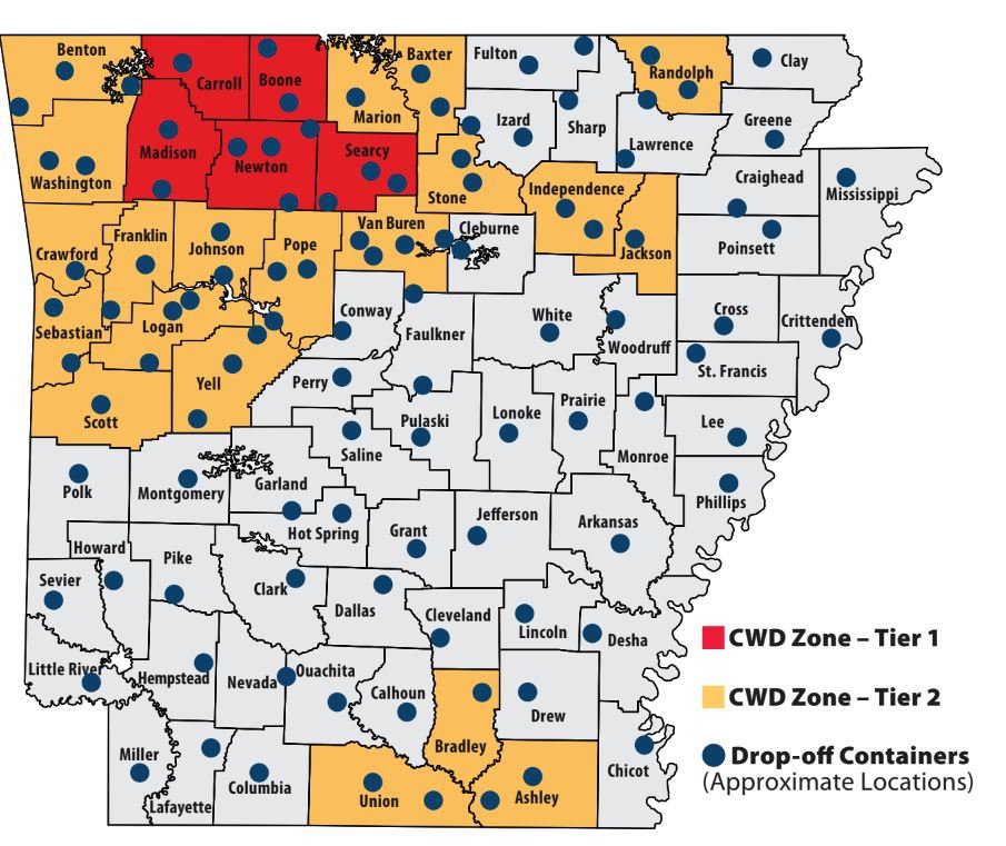 A list of testing locations is available at agfc.com/cwd.